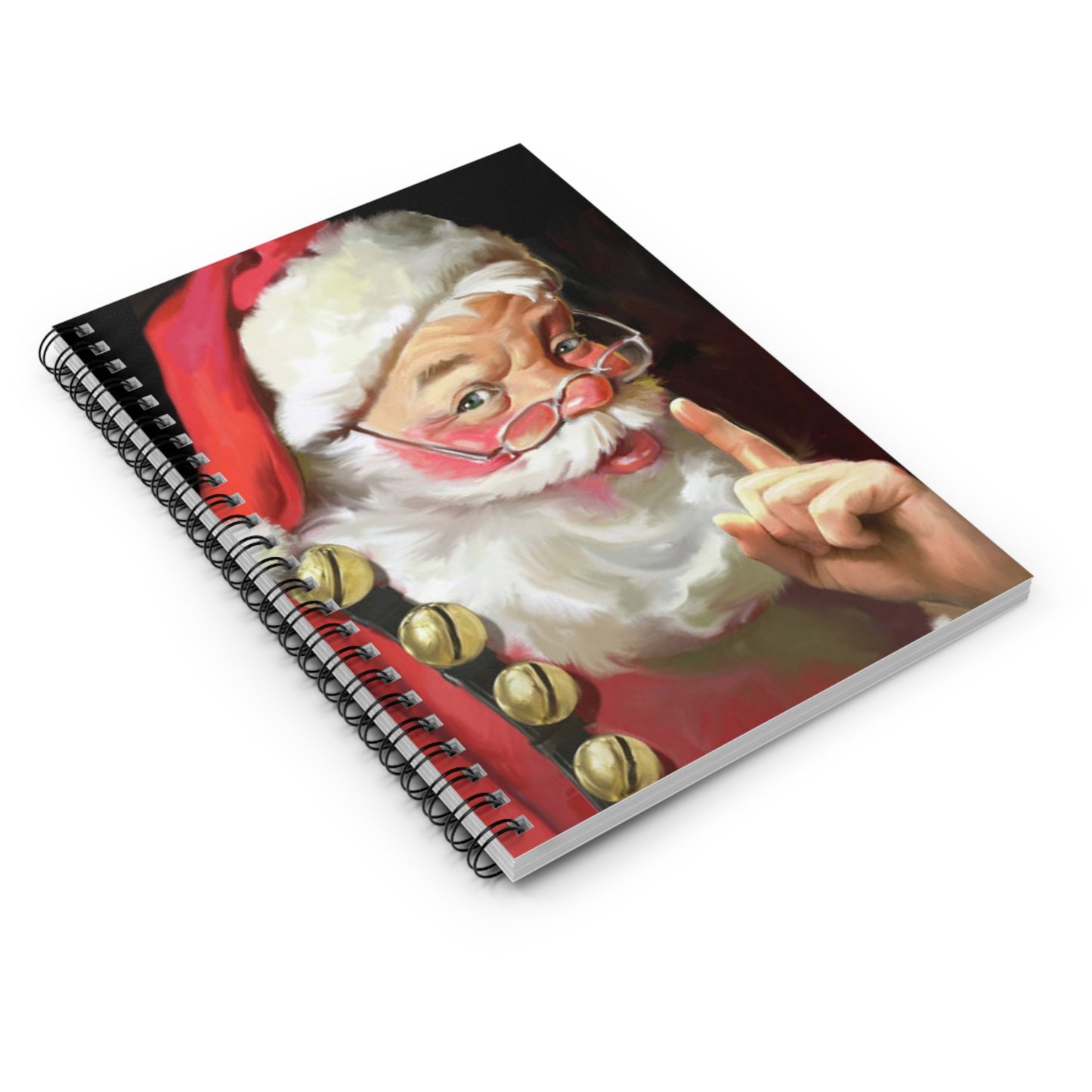 Quite Santa Spiral Notebook - Ruled Line (ai B & J Collections)