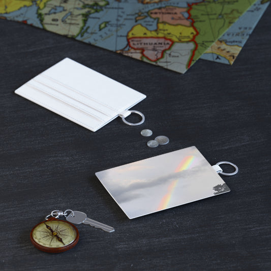 Rainbow Leather Card Holder (Enchanted Exposures By Tammy Lyne)