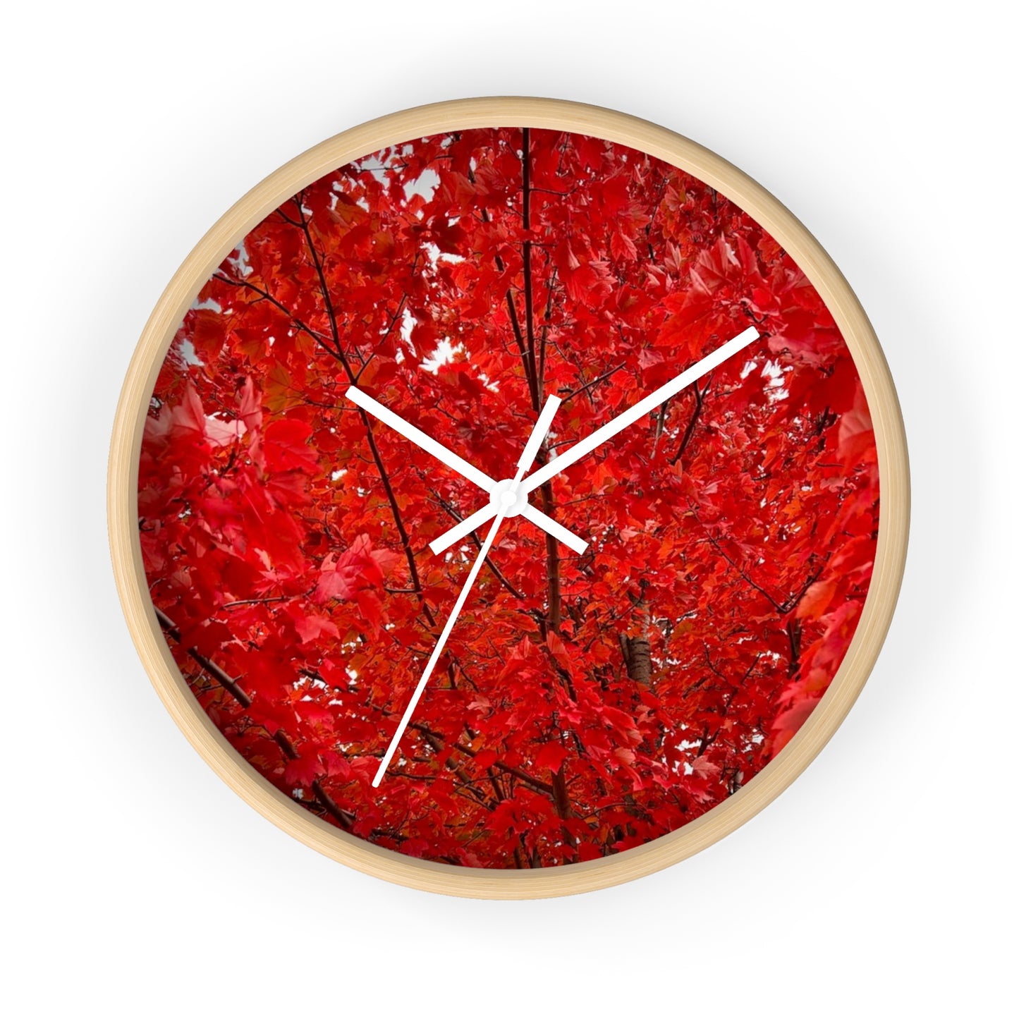 Fire Tree Wall Clock (Custom Creations By Catelyn)