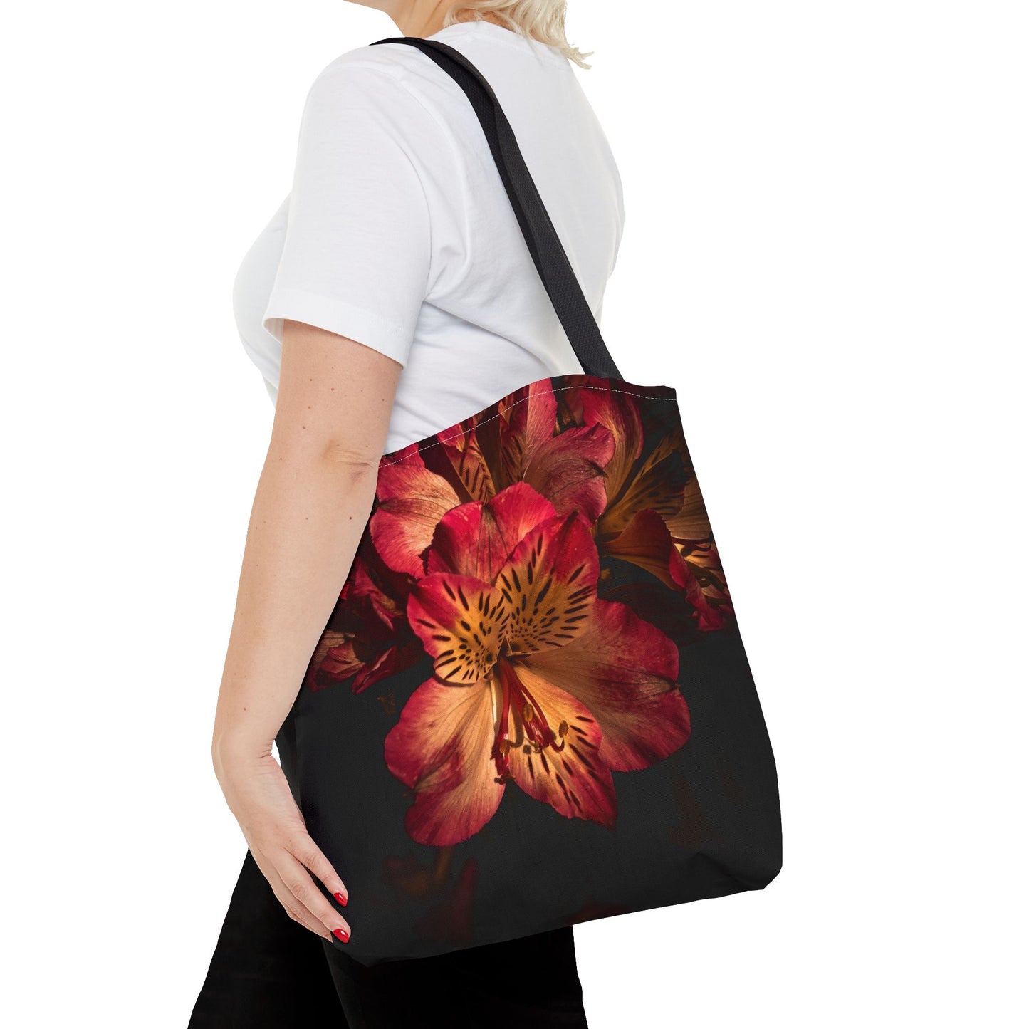 Pink Lily Tote Bag (SP Photography Collection) GRAY