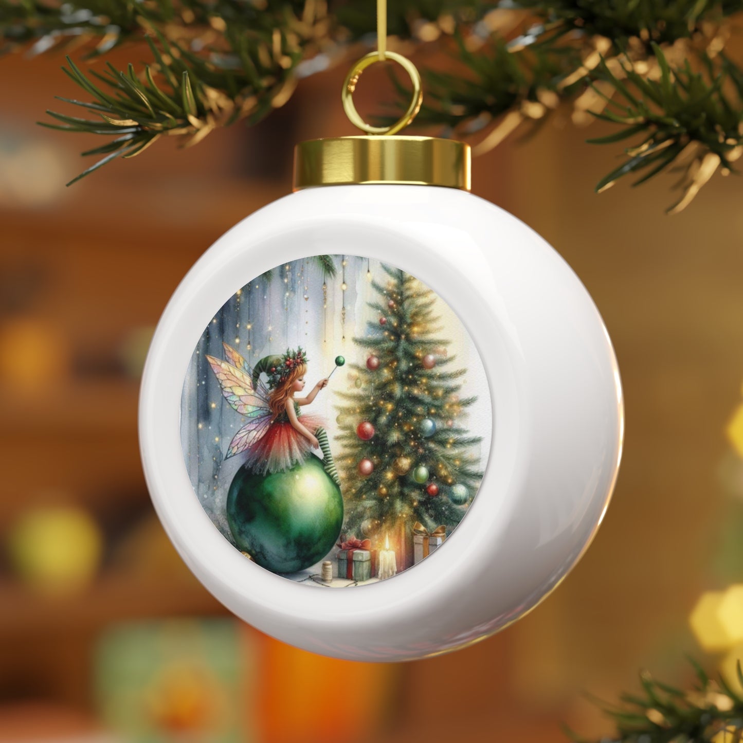 Christmas Fairy  Christmas Ornament (aiB & J Collections)