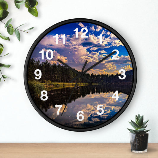 The Lake Wall Clock (SP Photography Collection)