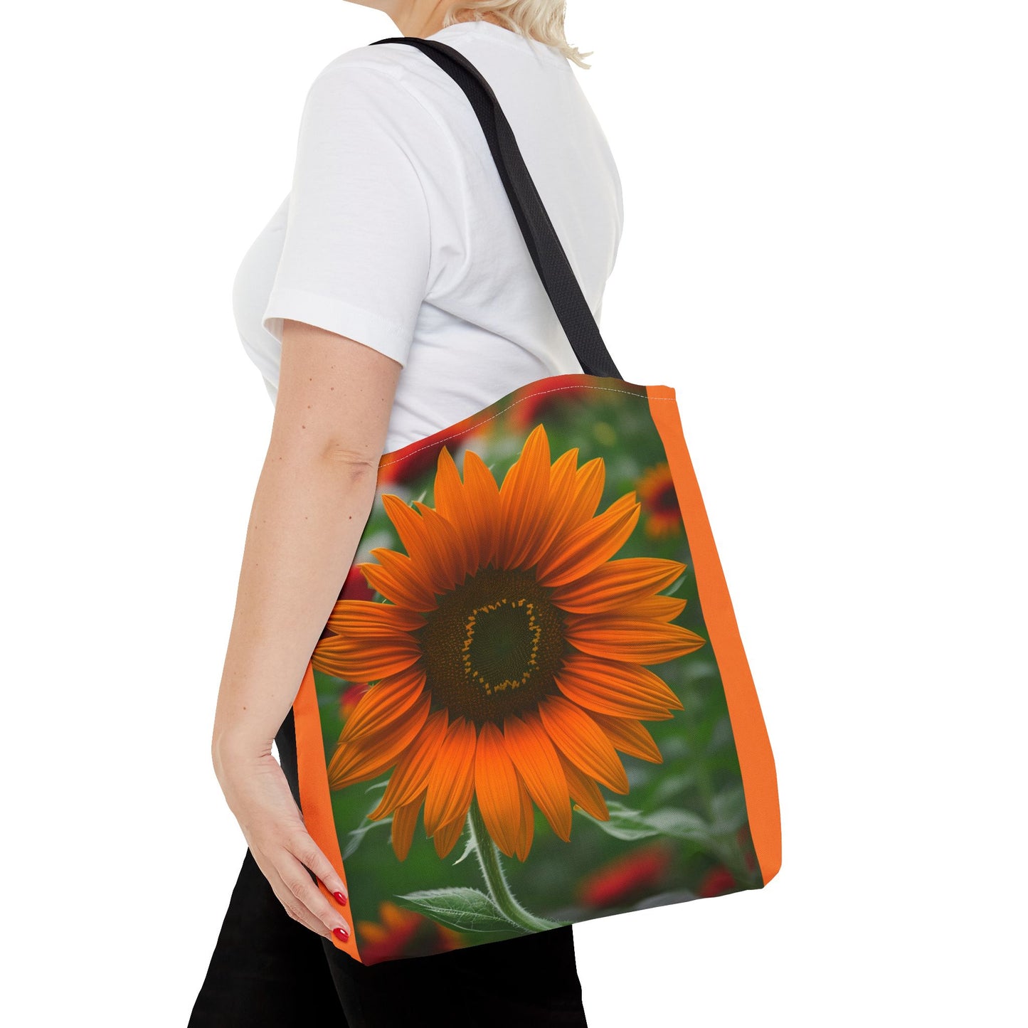 Orange Sunflower Tote Bag (SP Photography Collection) LIGHT ORANGE