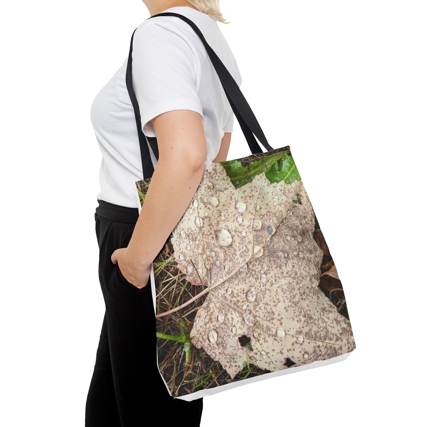 Leaf Tote Bag (Savor The Moment Collection) WHITE