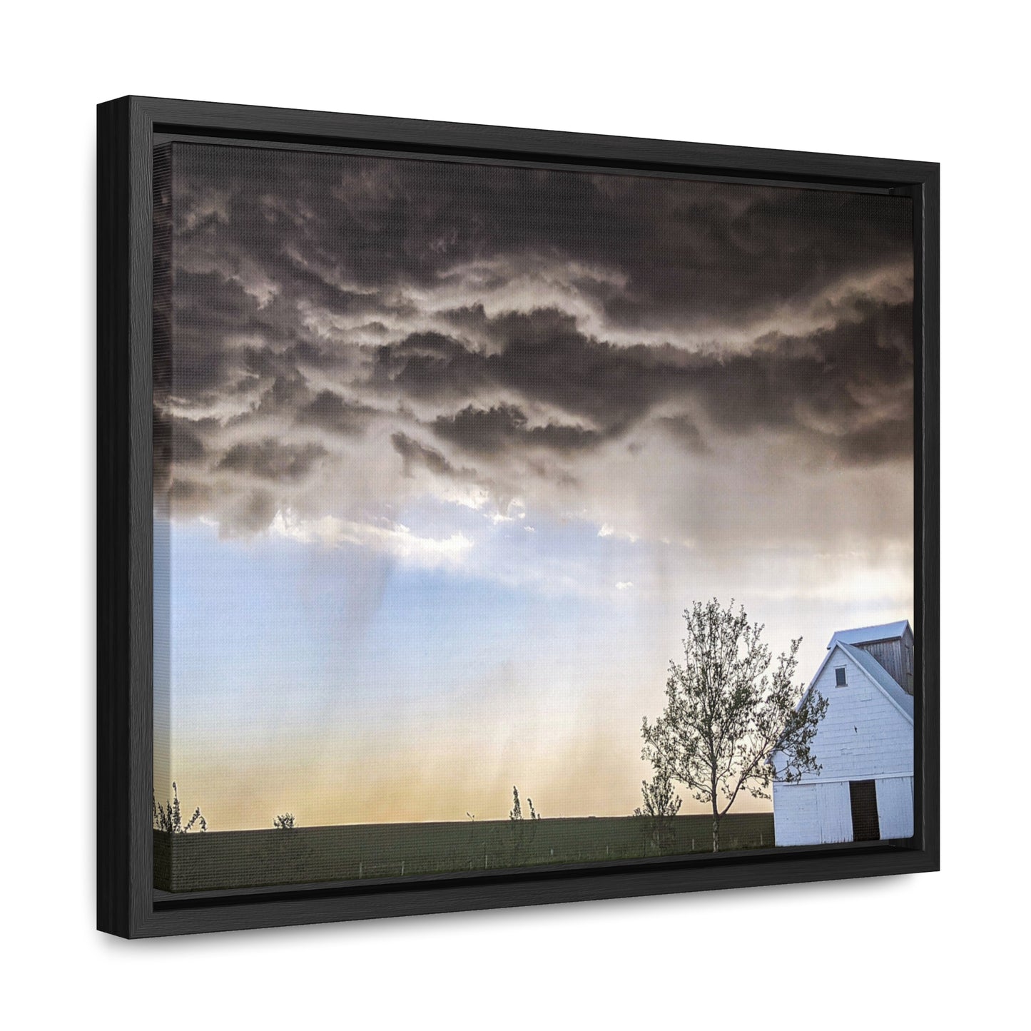 Cloudy Barn Canvas, Horizontal (SP Photography Collection)