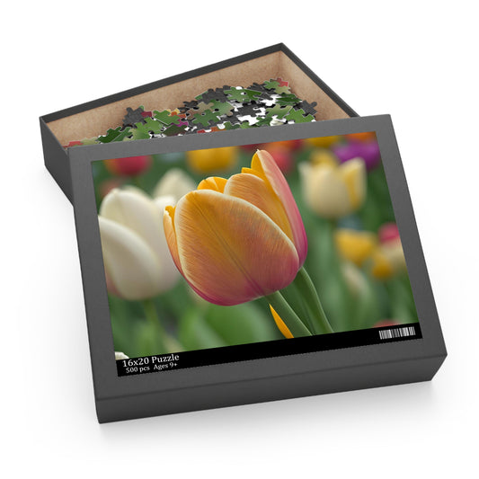 Orange Tulip Puzzle (SP Photography Collection 120, 252, 500-Piece)