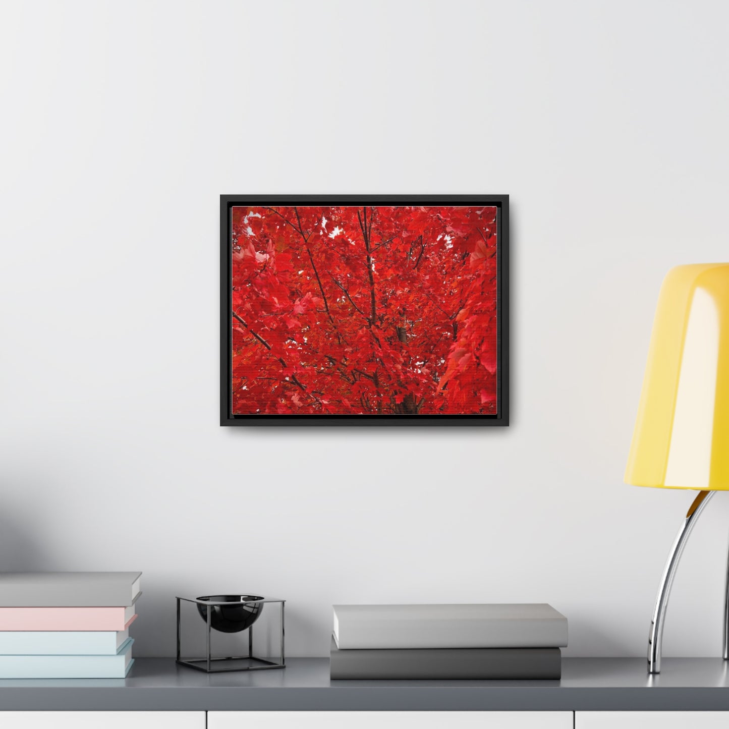 Fire Tree Canvas, Horizontal Frame (Custom Creations By Catelyn)