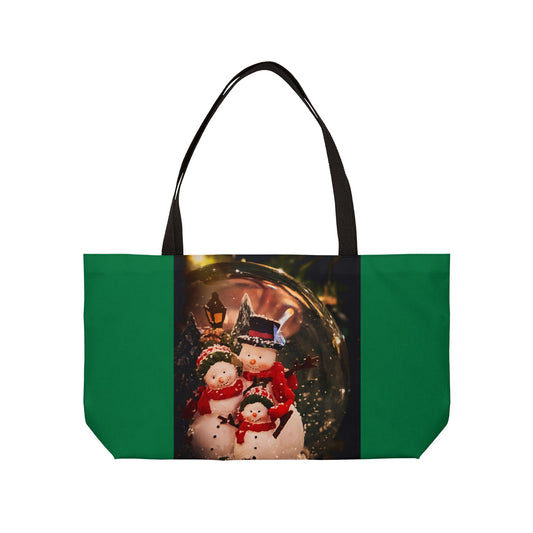 Snow Globe Weekender Tote Bag (SP Photography Collection) GREEN