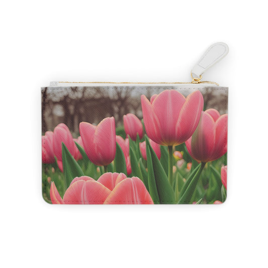 Tulips Mini Clutch Bag (SP Photography Collection) WHITE