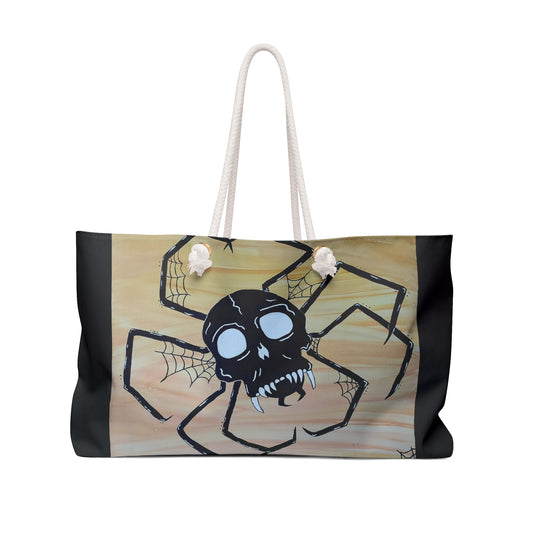 Spike Weekender Bag (Peculiar Paintings Collection) BLACK