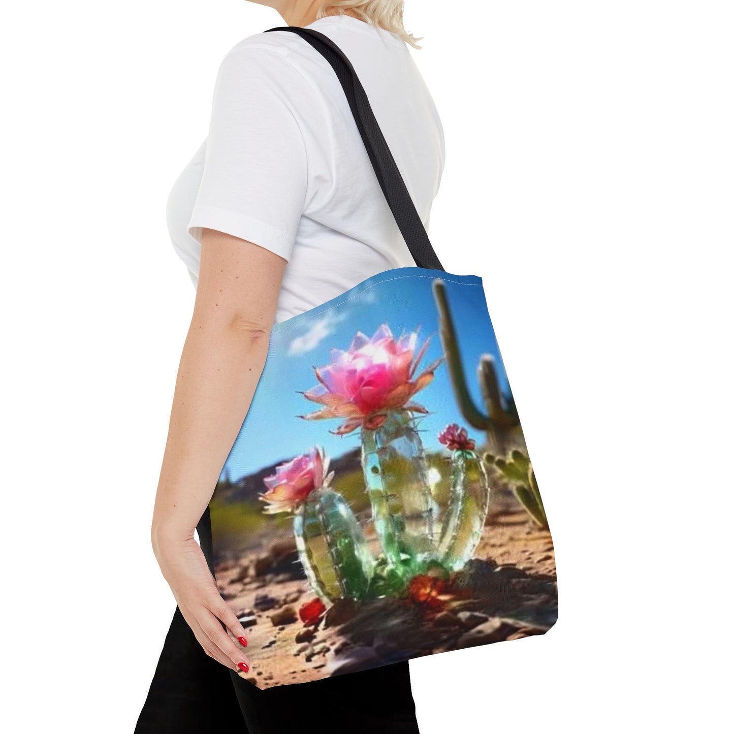 Cactus Tote Bag (aiB & J Collections) BLUE