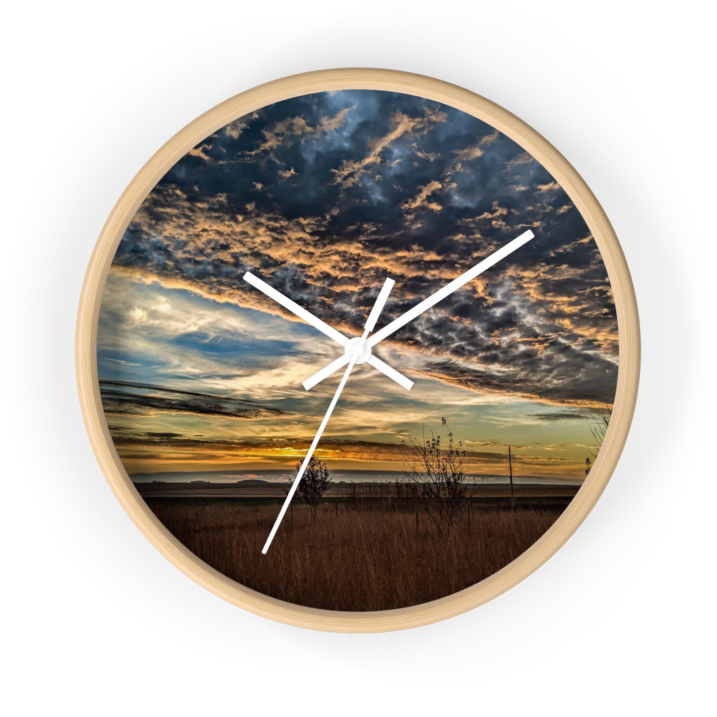 Sandy Skies Wall Clock (SP Photography Collection)