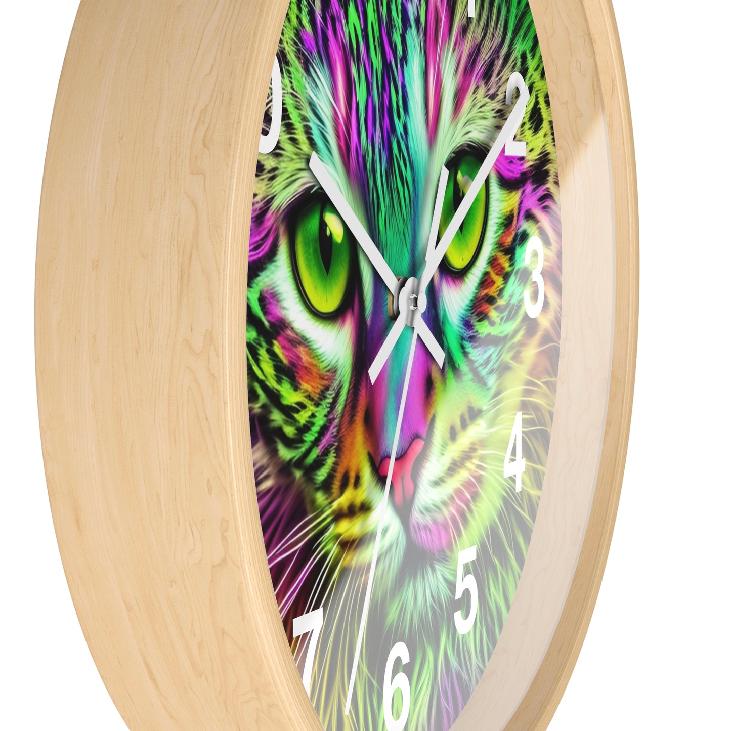 Colorful Kitty Clock (SP Photography Collection)