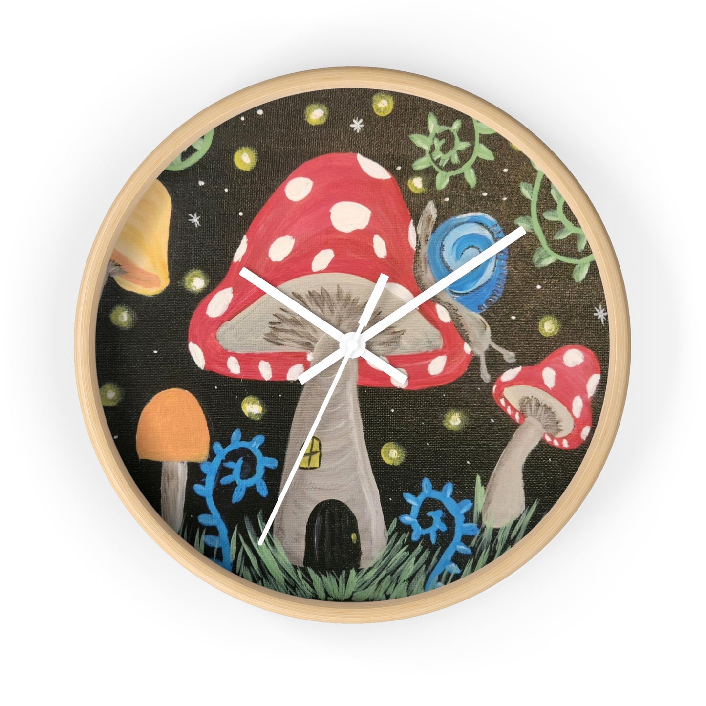 Magical Mushrooms Wall Clock (Brookson Collection)