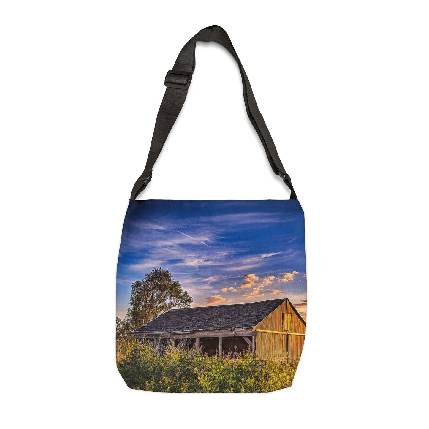 Beautiful Barn Adjustable Tote Bag (SP Photography Collection) NAVY