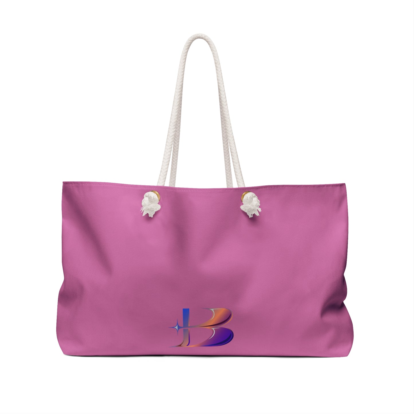 Pink Flower Weekender Bag (Custom Creations By Catelyn) PINK