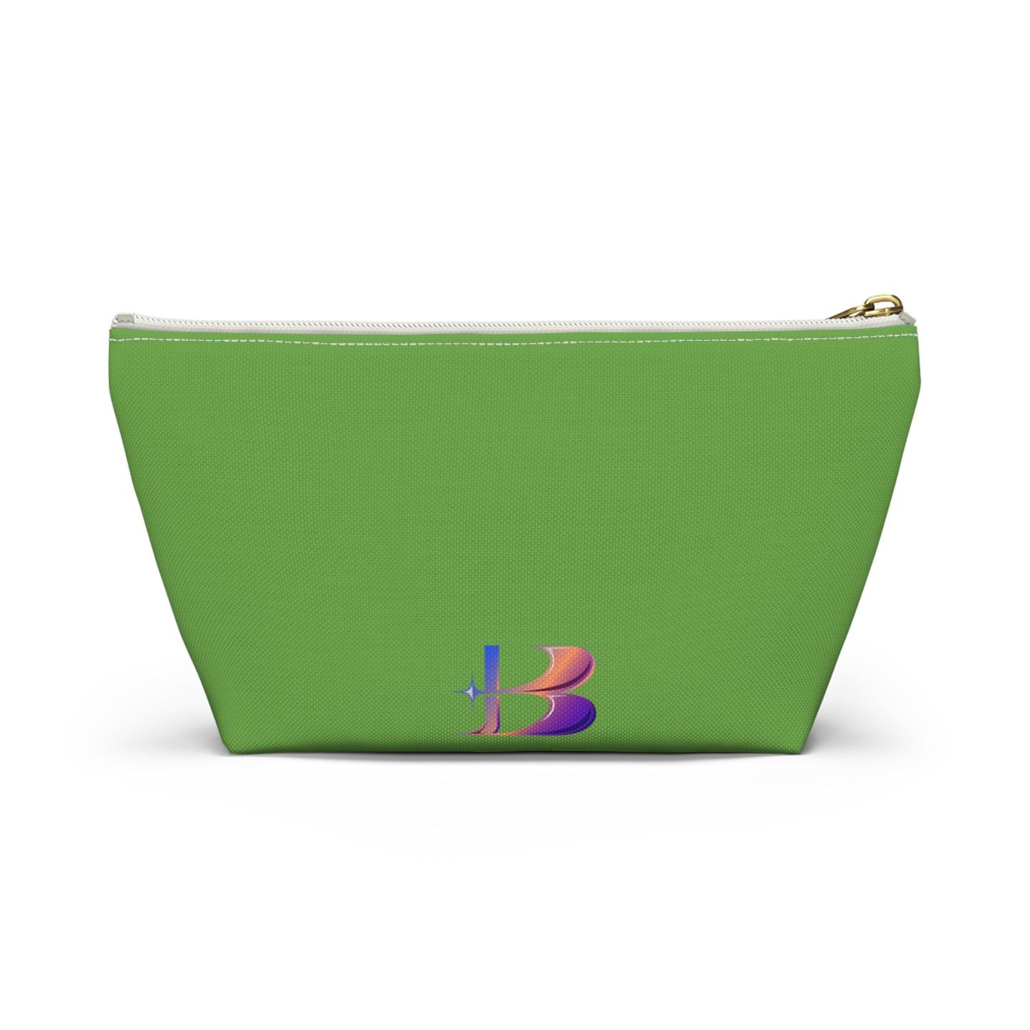 Red Tulips Accessory Pouch w T-bottom (SP Photography Collection) GREEN