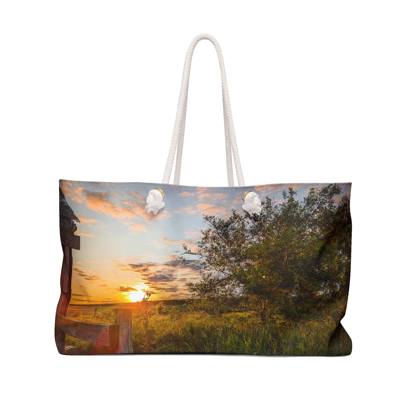 Fence Weekender Bag (SP Photography Collection) BROWN