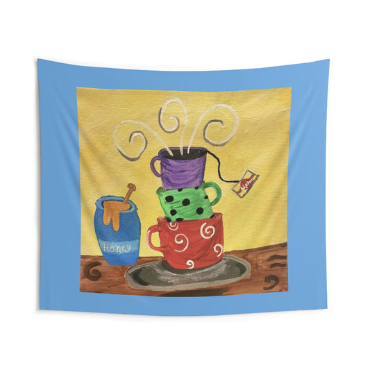 Cup Of Tea Indoor Wall Tapestries (Brookson Collection)