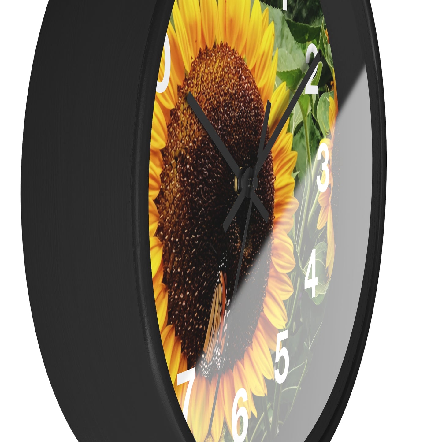 Bright Sunflower Wall Clock (Enchanted Exposures By Tammy Lyne)