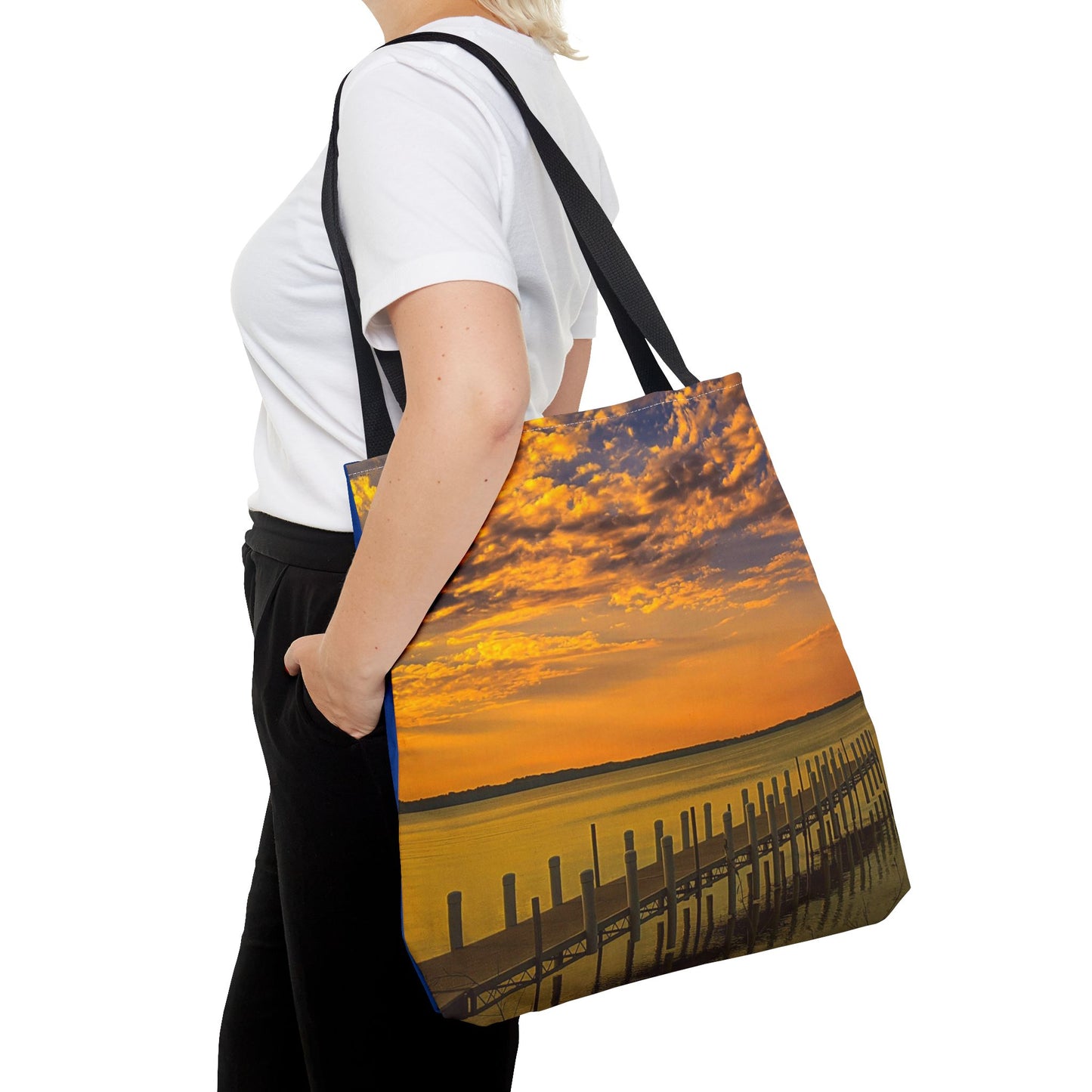 On The Dock Tote Bag (SP Photography Collection) NAVY