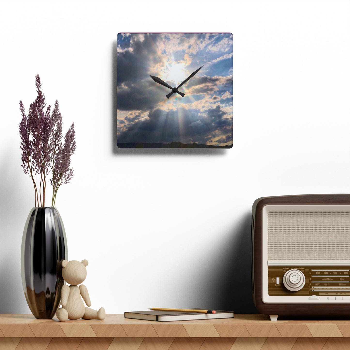 See the light Acrylic Wall Clock (Custom Creations By Catelyn)