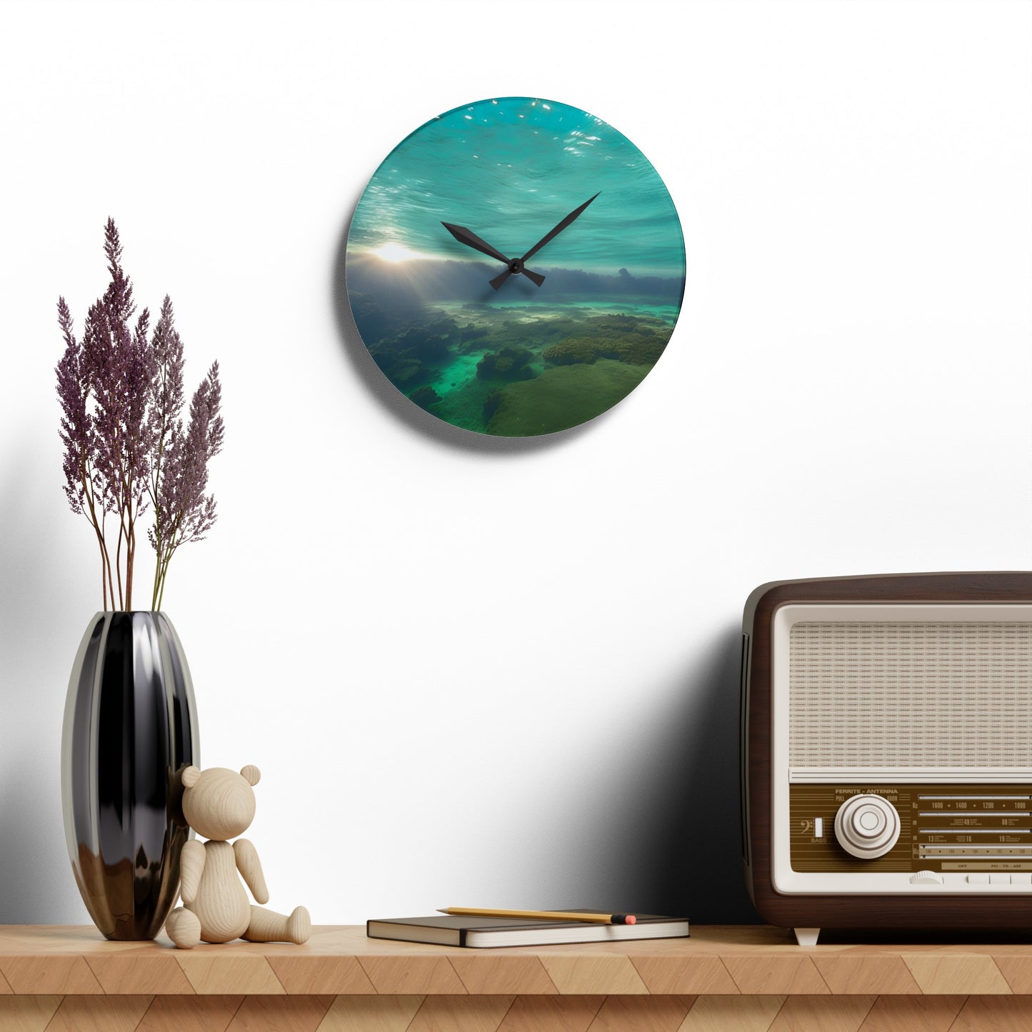 Under The Sea Acrylic Wall Clock (SP Photography Collection)