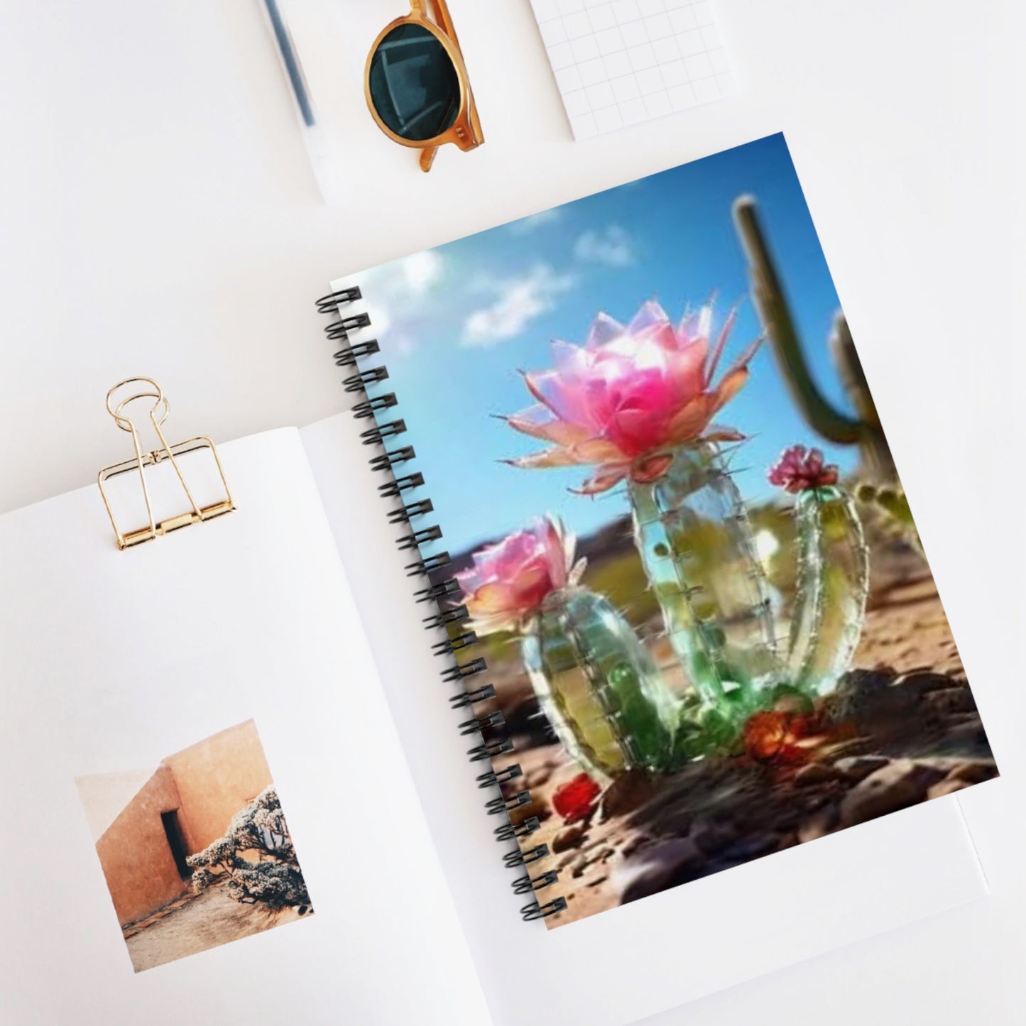 Cactus Spiral Notebook - Ruled Line (aiB & J Collections)