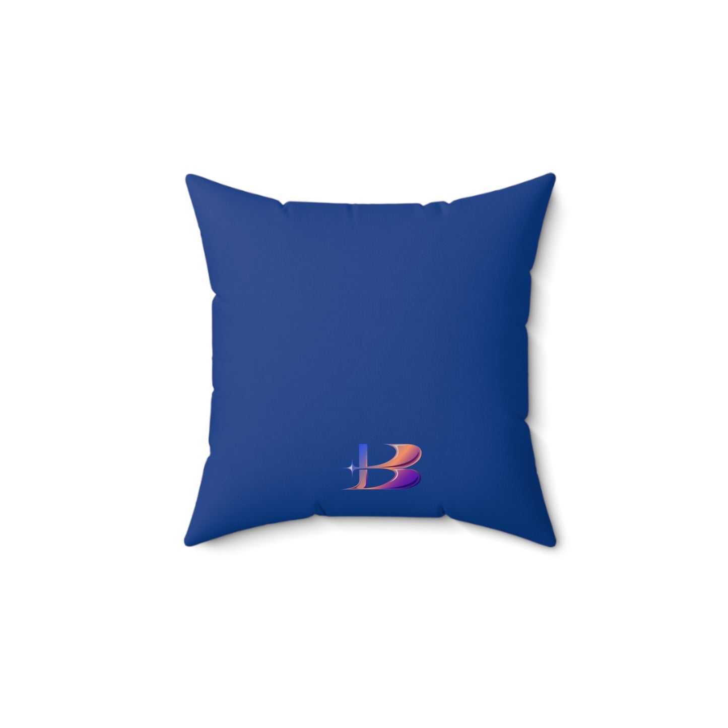 Orange Skies Polyester Square Pillow (SP Photography Collection) NAVY