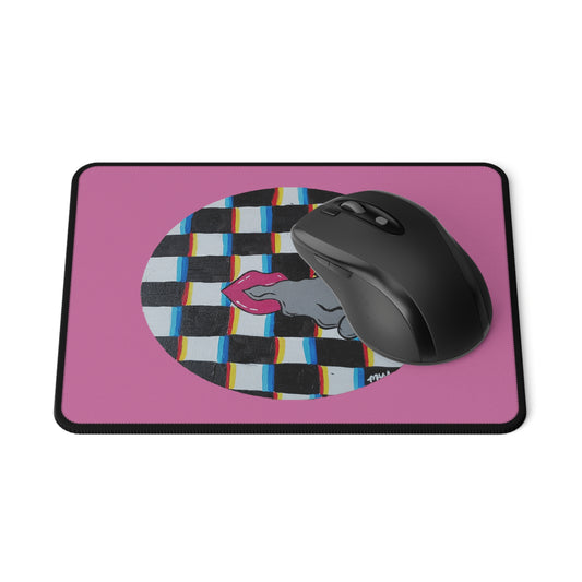 Smoke And Mirrors Non-Slip Mouse Pad (Peculiar Paintings Collection)