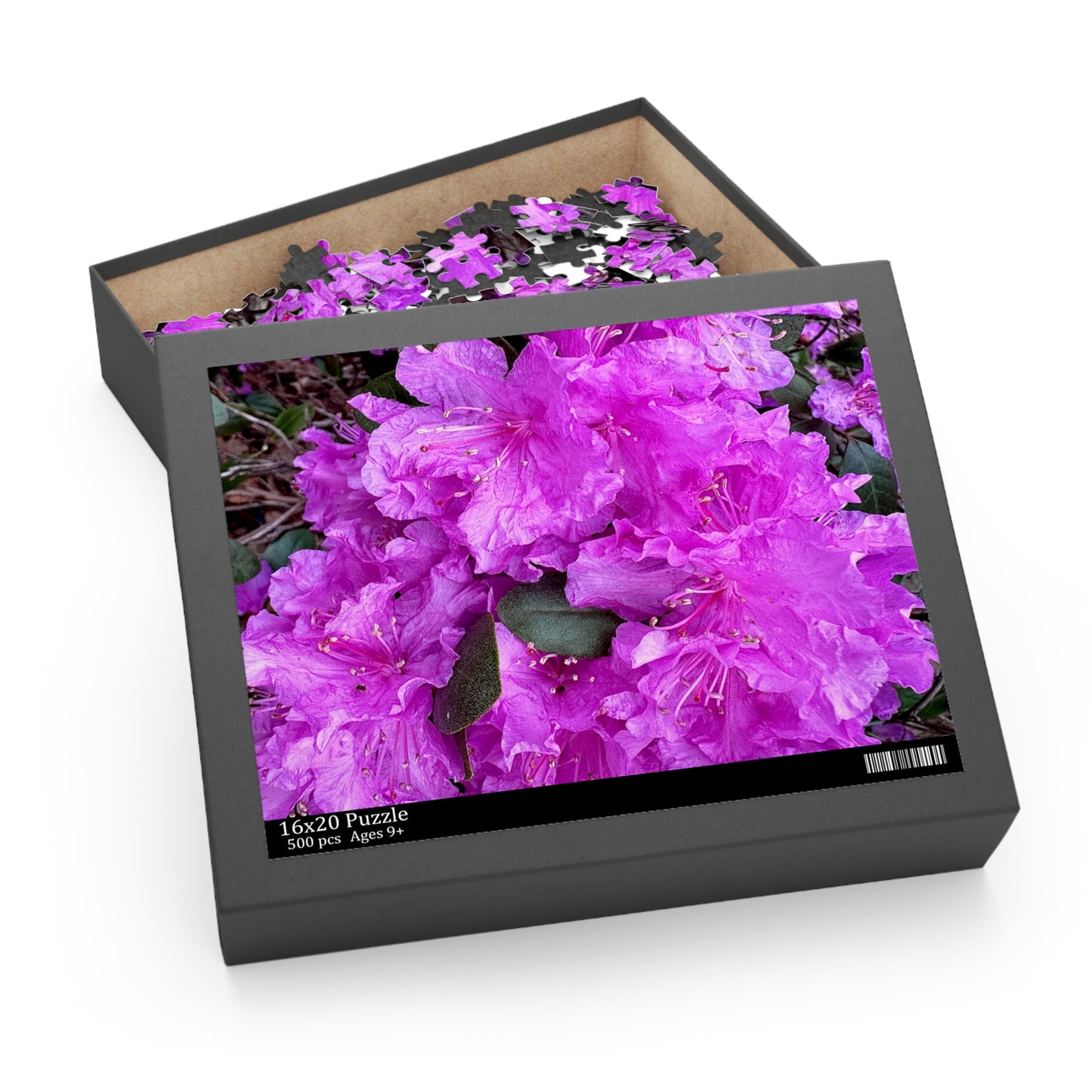 Pink Flower Puzzle (120, 252, 500-Piece) (Custom Creations By Catelyn)