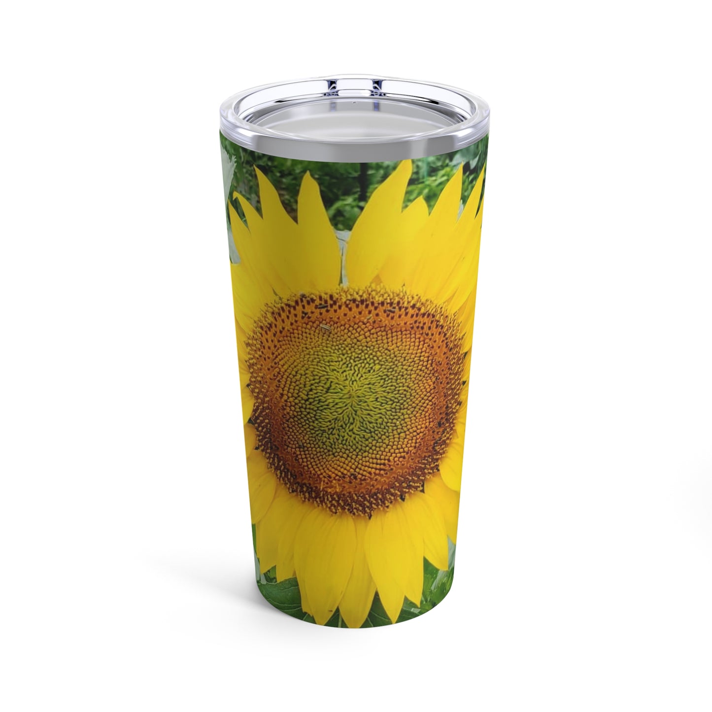 Yellow Sunflower Tumbler 20oz (Enchanted Exposures By Tammy Lyne)