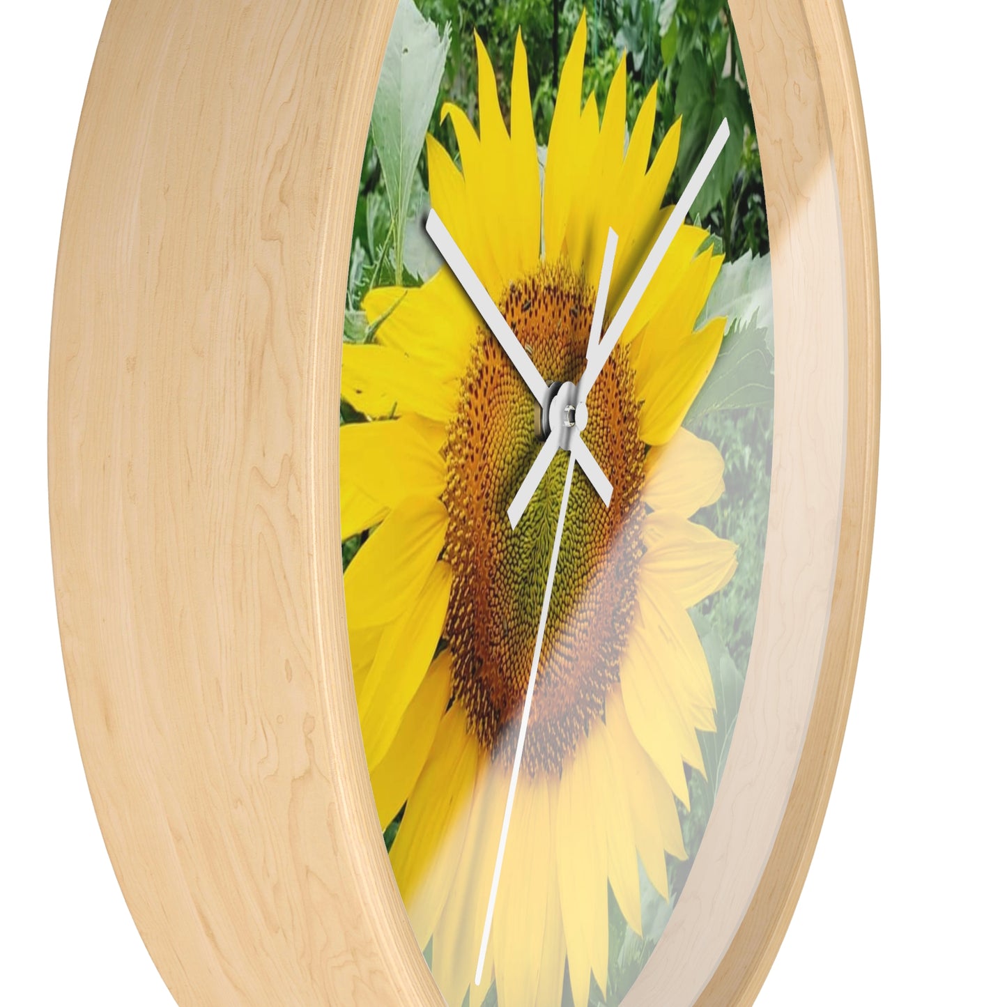 Yellow Sunflower Wall Clock (Enchanted Exposures By Tammy Lyne)