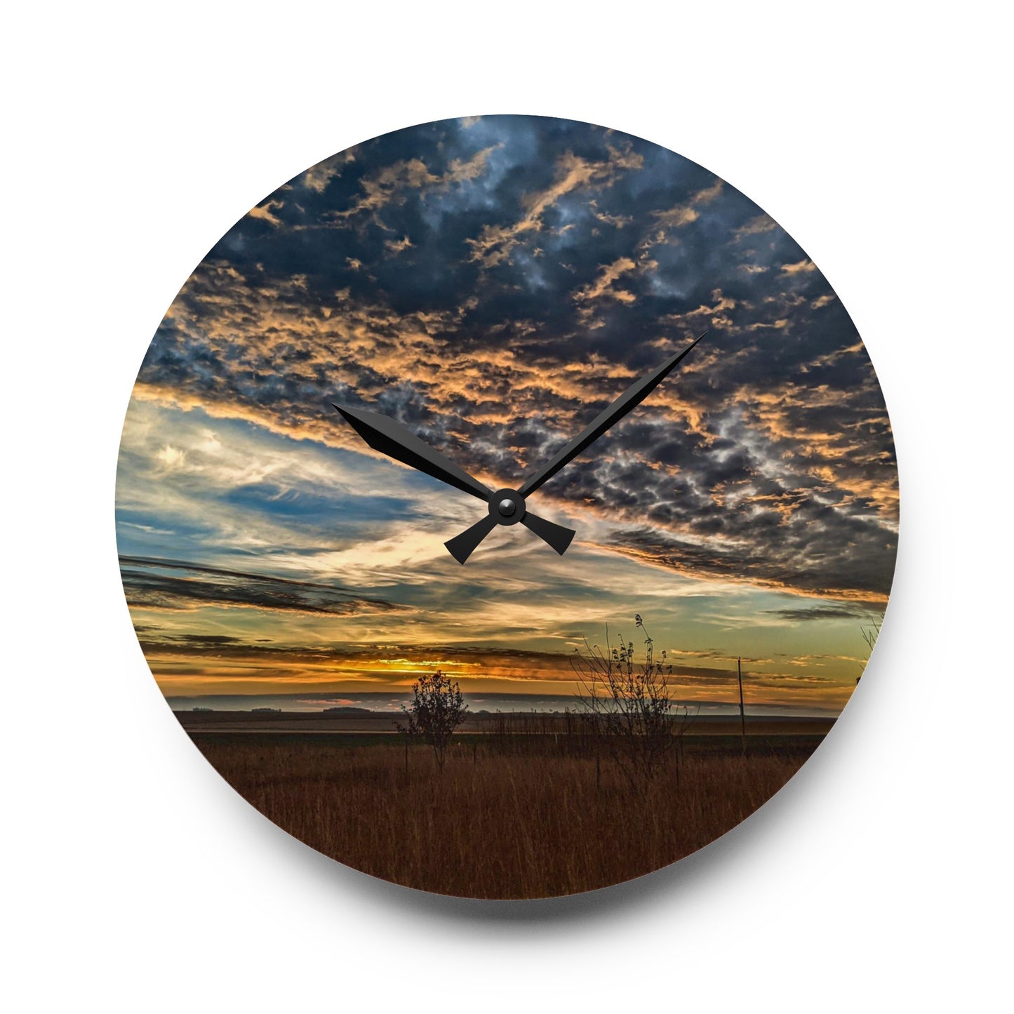 Sandy Skies Acrylic Wall Clock (SP Photography Collection)