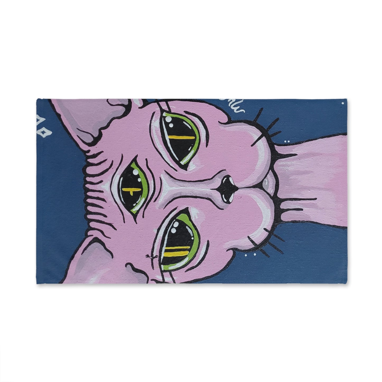 Madame Feline Hand Towel (Peculiar Paintings Collection)