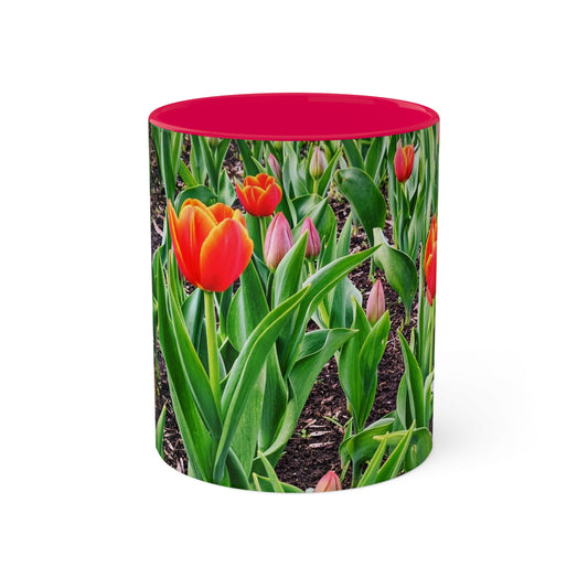 Red Tulips Mug, 11oz (SP Photography Collection) RED