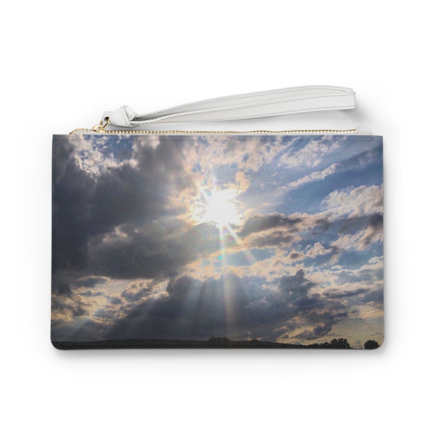 See the light Large Clutch Bag (Custom Creations By Catelyn) GRAY