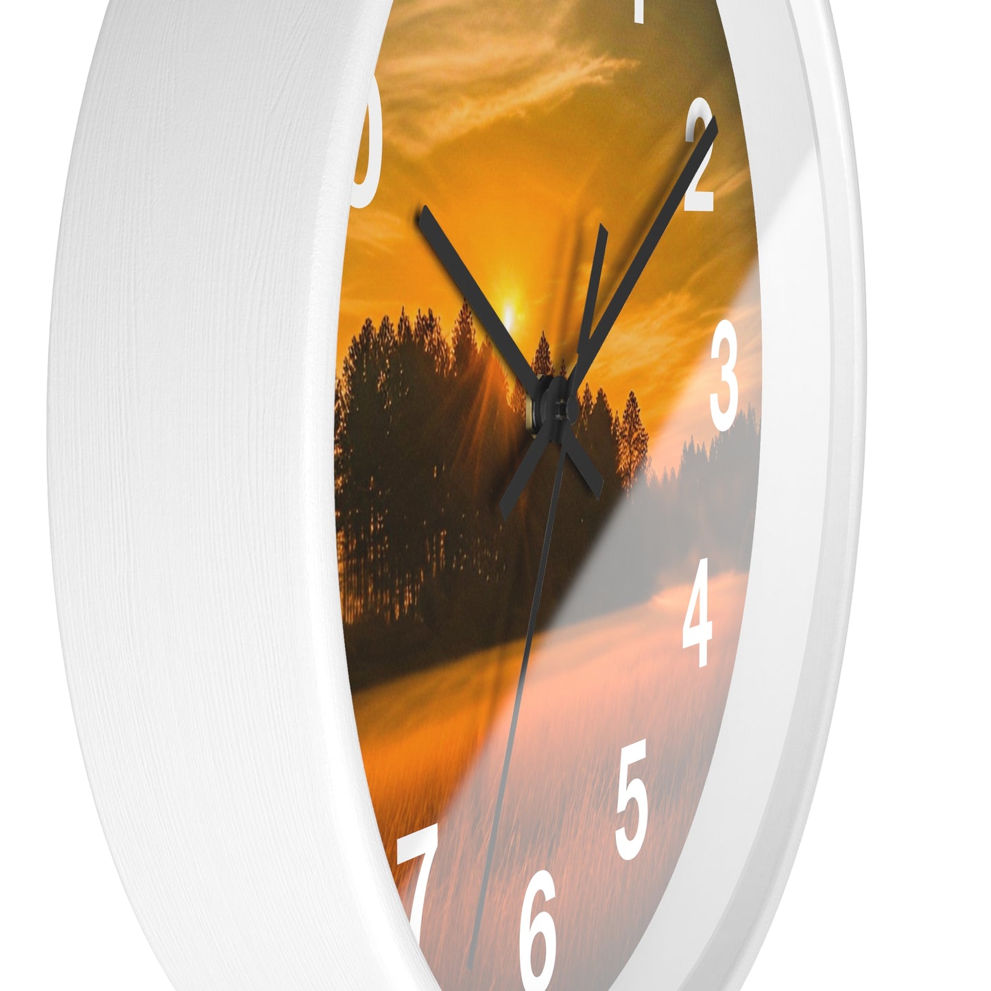 Field Sunset Clock (SP Photography Collection)