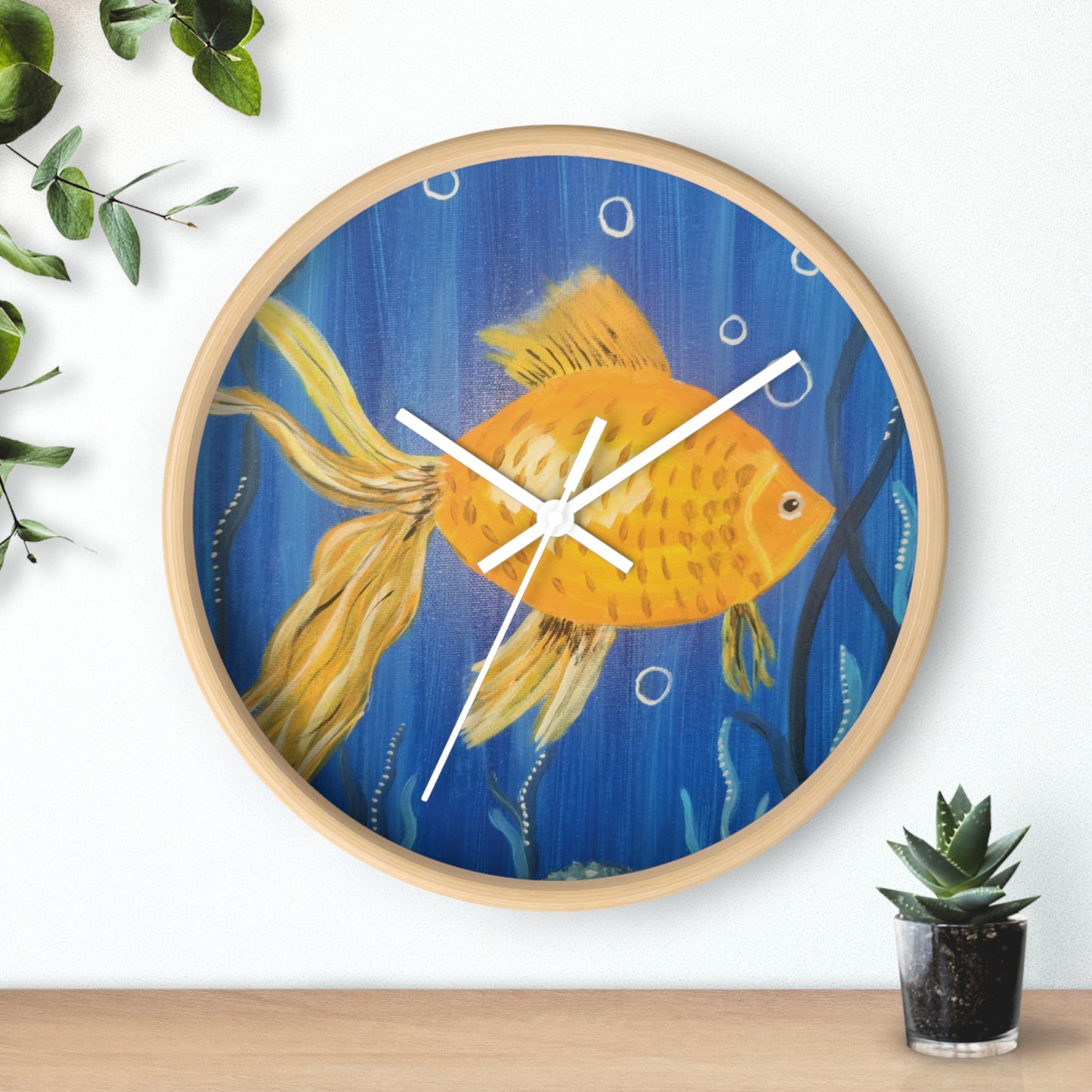 Goldfish Wall Clock (Brookson Collection)