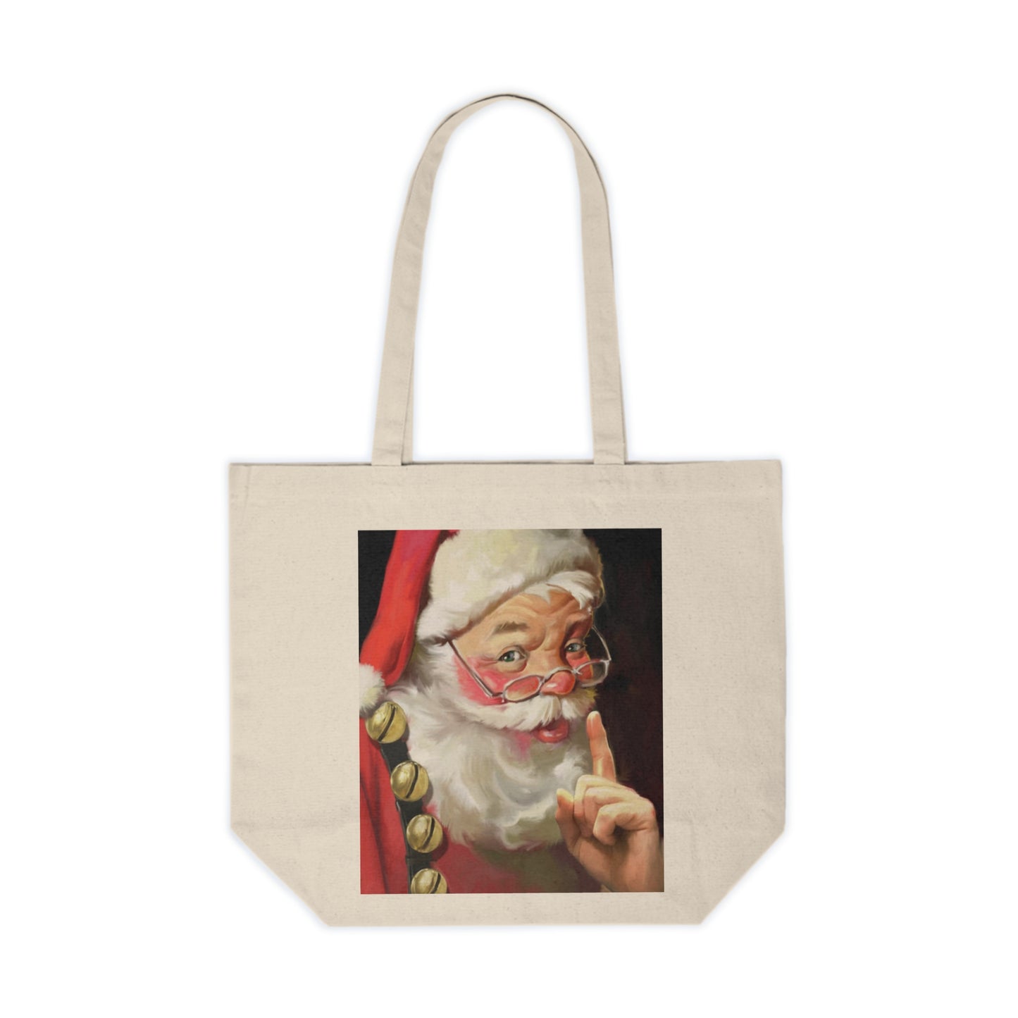 Quite Santa Canvas Shopping Tote (ai B & J Collections)