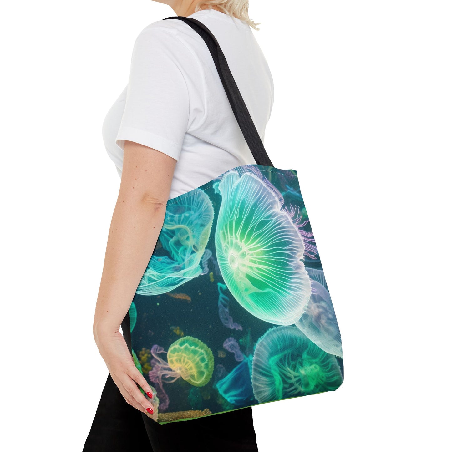 Jellyfish Tote Bag (SP Photography Collection) LIGHT GREEN