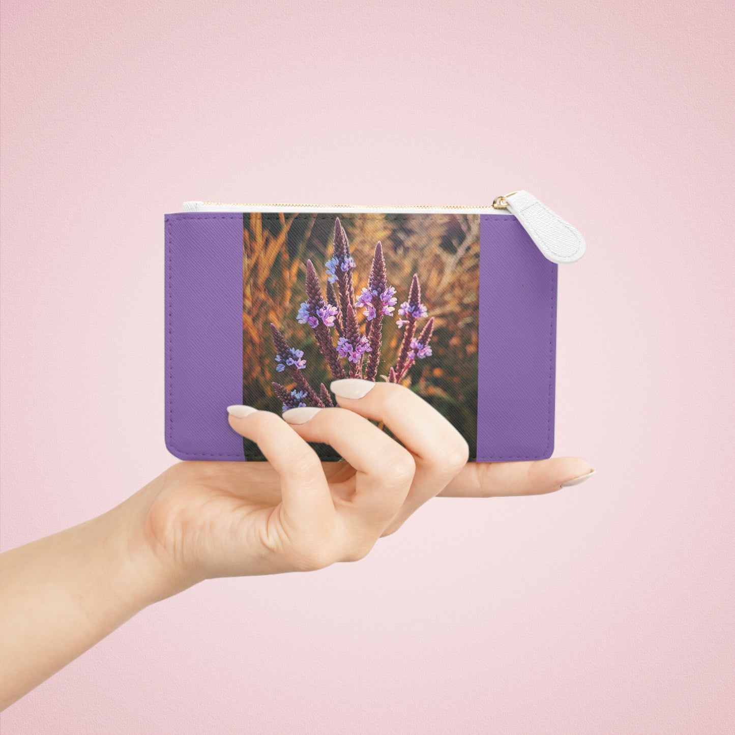 Purple Fields Mini Clutch Bag (SP Photography Collection) PURPLE