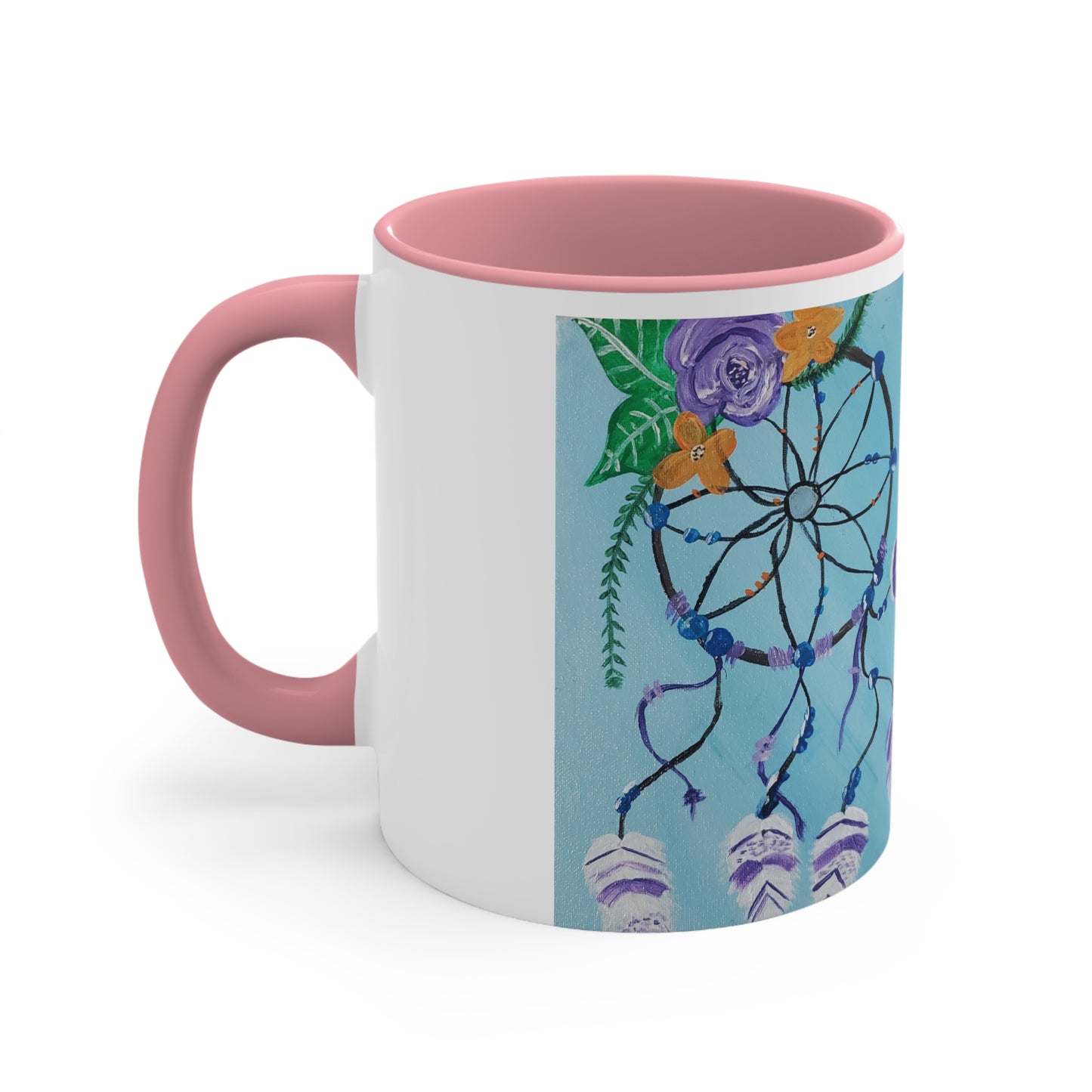 Sweet Dreams Accent Coffee Mug, 11oz (Brookson Collection) PINK