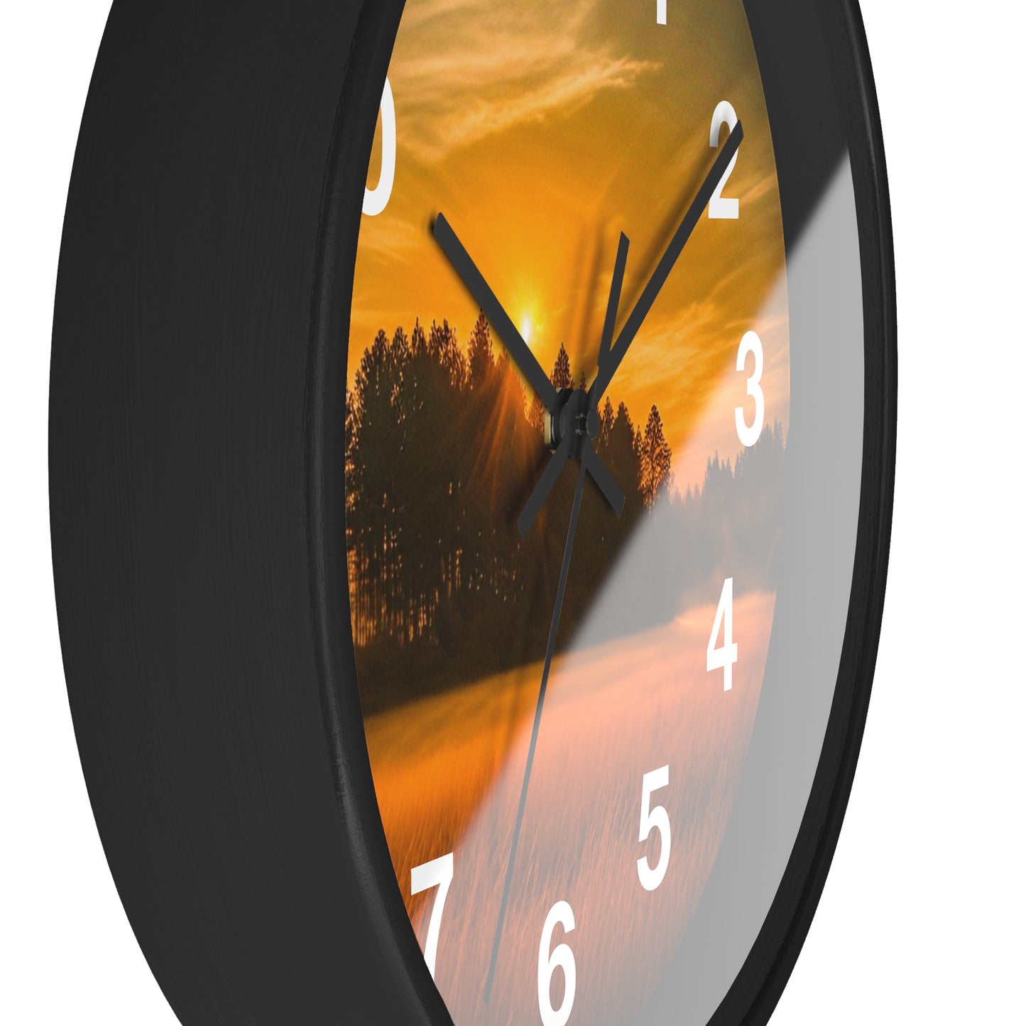 Field Sunset Clock (SP Photography Collection)