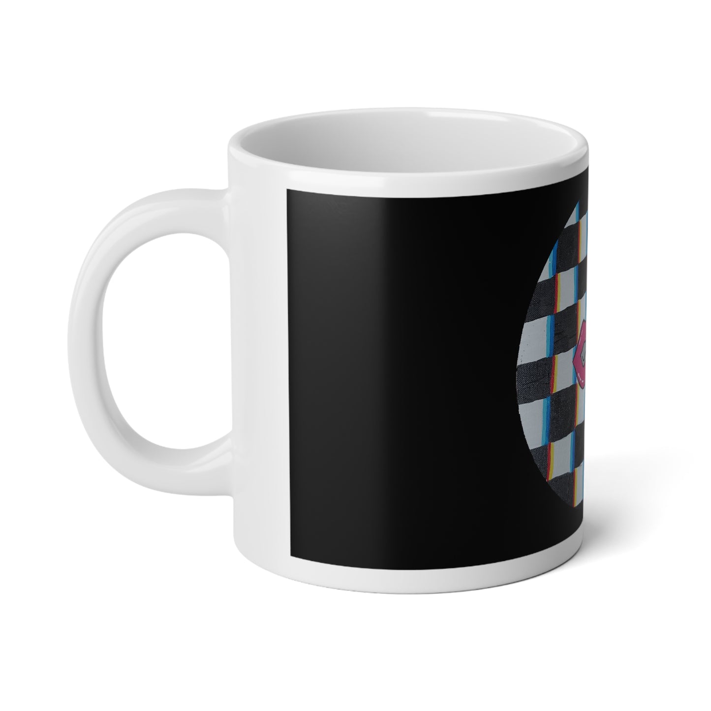 Smoke And Mirrors Jumbo Mug, 20oz (Peculiar Paintings Collection)