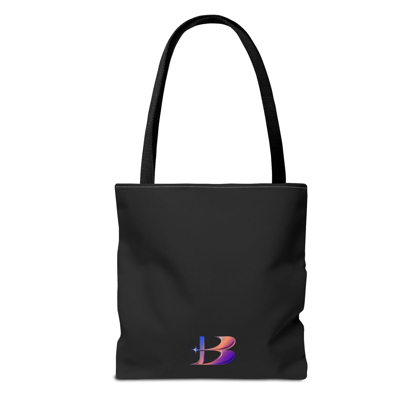 Lady Flutter Tote Bag (Peculiar Paintings Collection) BLACK