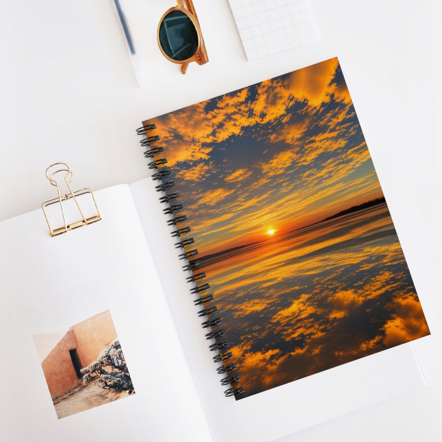 Orange Skies Spiral Notebook( SP Photography Collection)