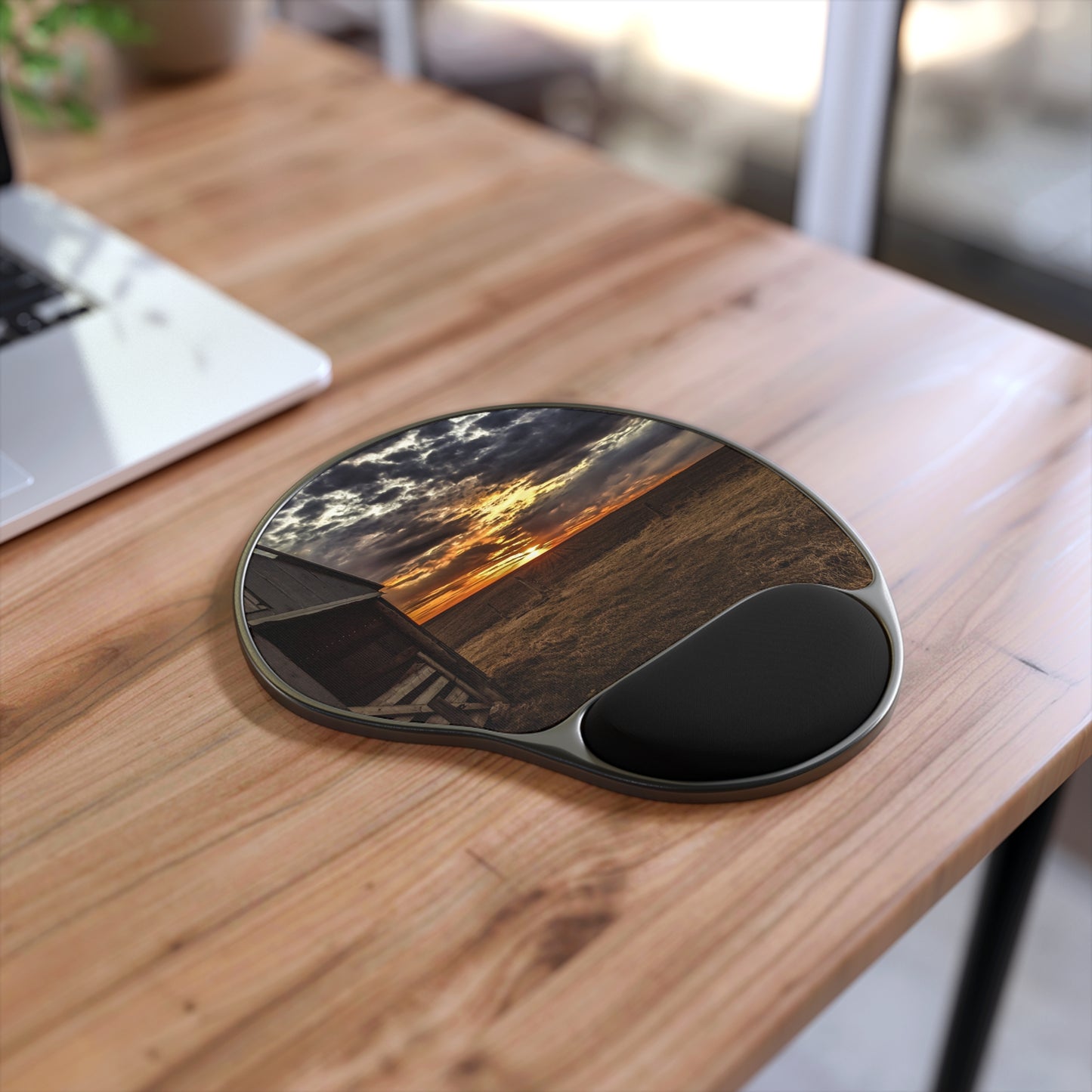 Gray Skies Mouse Pad With Wrist Rest (SP Photography Collection)