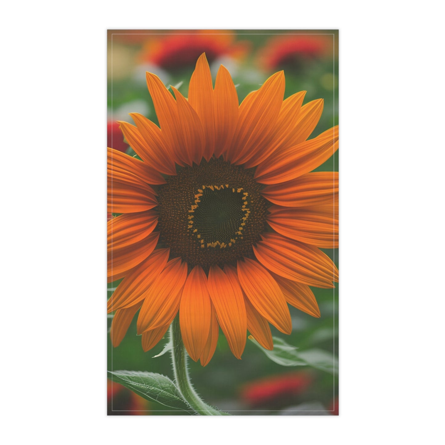 Orange Sunflower Kitchen Towel (SP Photography Collection)