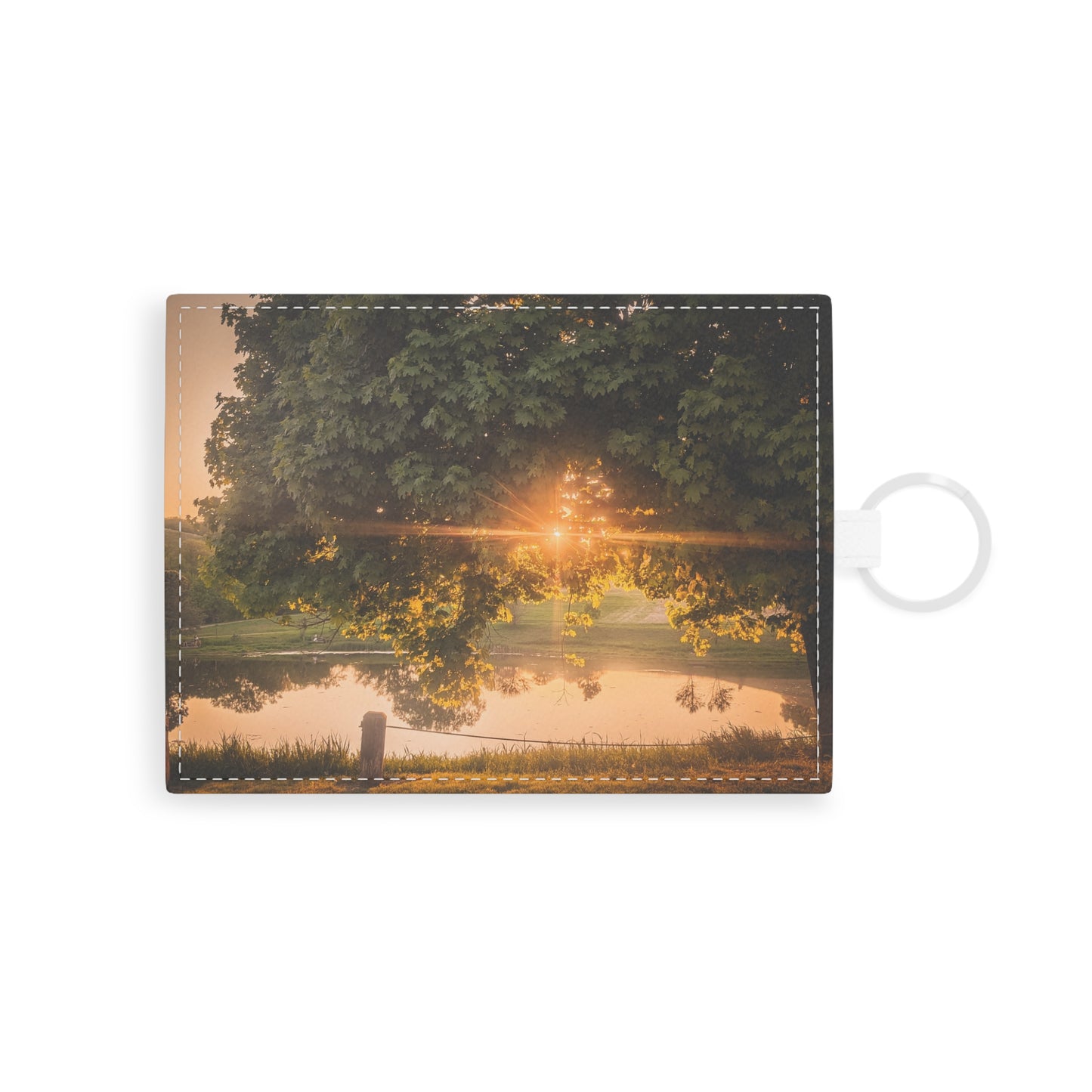 Sunset Pond Leather Card Holder (SP Photography Collection)